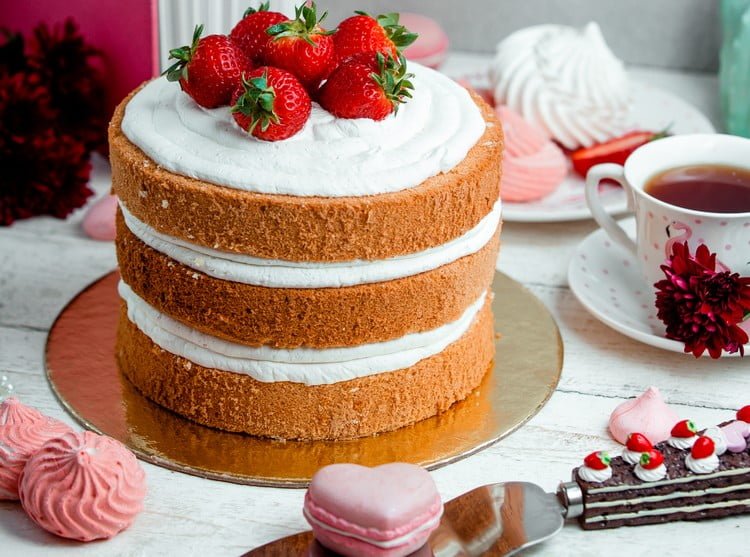 cake with butter or oil