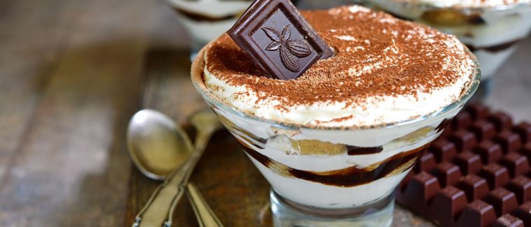 Pavê de Coco e Chocolate