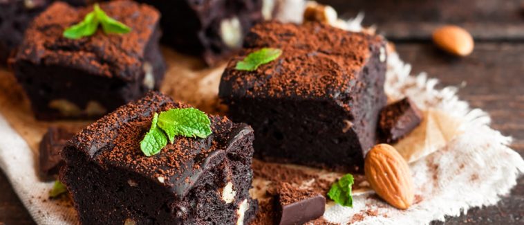 Brownie Trufado com Creme de Avelã