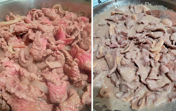 beef stroganoff