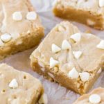 white chocolate brownie