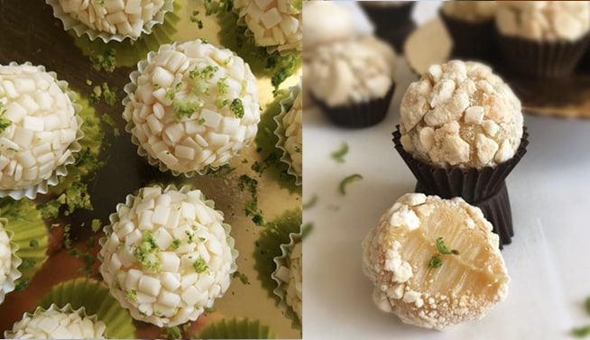 brigadeiro gourmet lemon