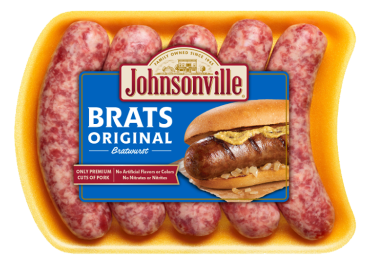 Are Johnsonville brats beef or pork?