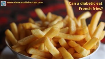Are french fries high in sugar?