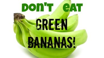 Are green bananas OK to eat?