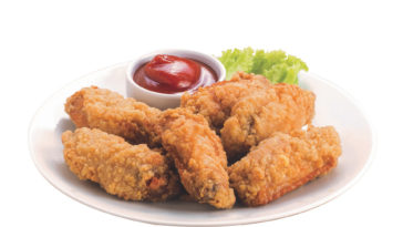 Are non breaded chicken wings healthy?