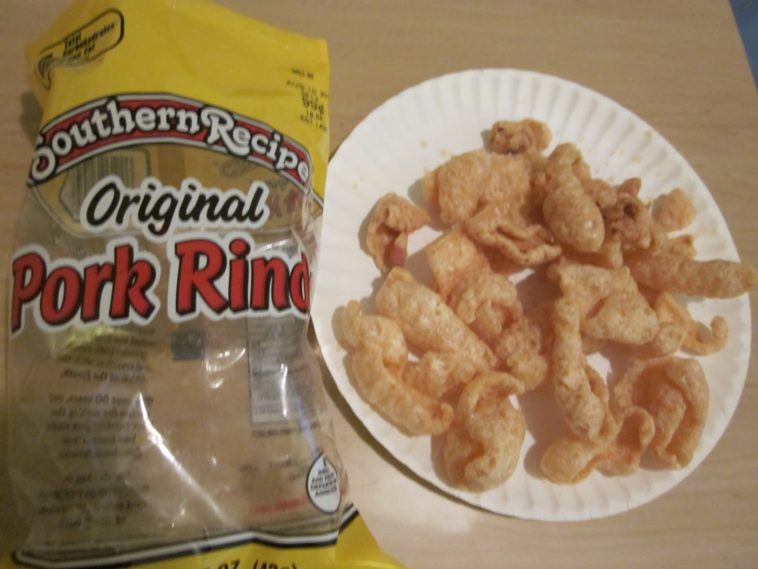 Are pork rinds healthier than potato chips?
