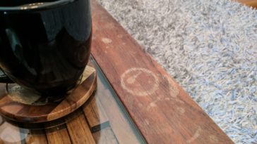 Are water stains on wood permanent?