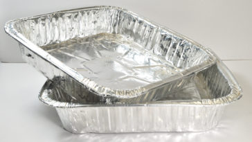 Can I cover cake with foil while baking?