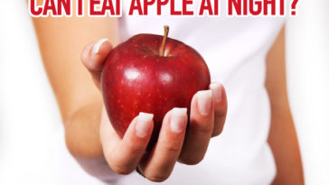 Can I eat green apple at night?