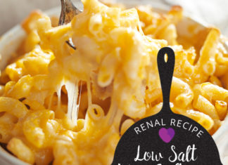 Can I eat mac and cheese on renal diet?