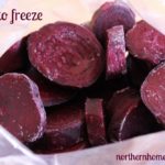 Can I freeze raw beets?