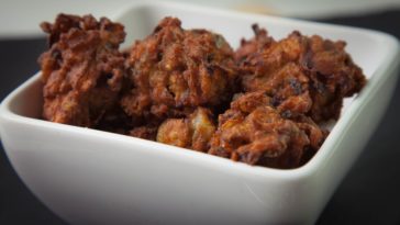 Can I microwave onion bhaji?