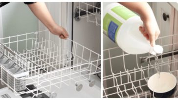 Can I put vinegar in the dishwasher?