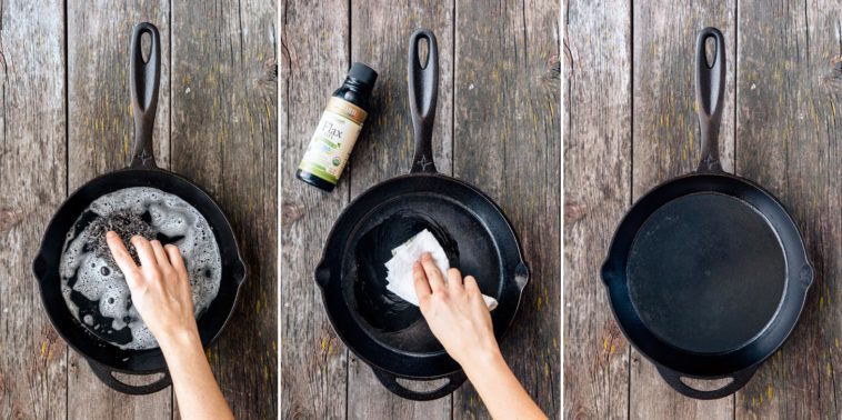 Can I season cast iron with grapeseed oil?