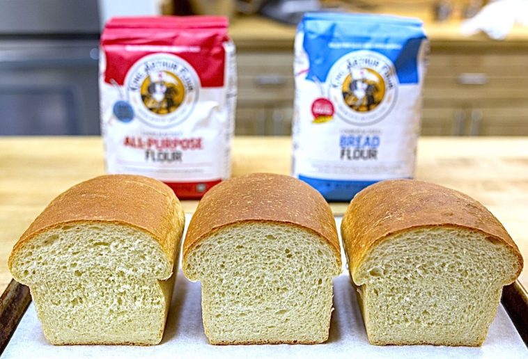 Can I substitute all-purpose flour for bread flour in a bread machine?
