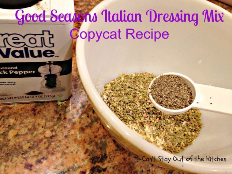 Can I use Italian seasoning instead of Italian dressing mix?