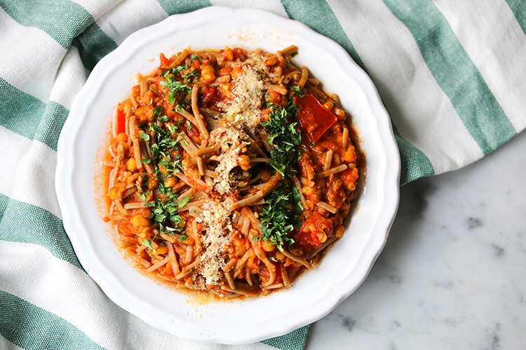 Can I use soba noodles instead of spaghetti?