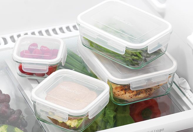 Can Pampered Chef glass bowls go in oven?