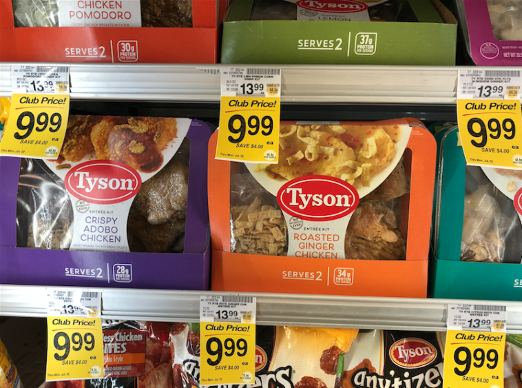 Can Tyson meal kits be frozen?