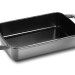Can a glass pan be used as a roasting pan?