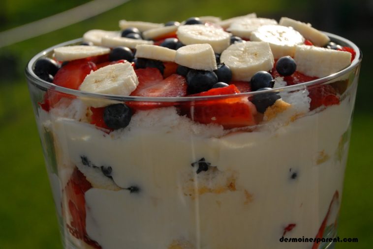 Can a strawberry trifle be made the night before?