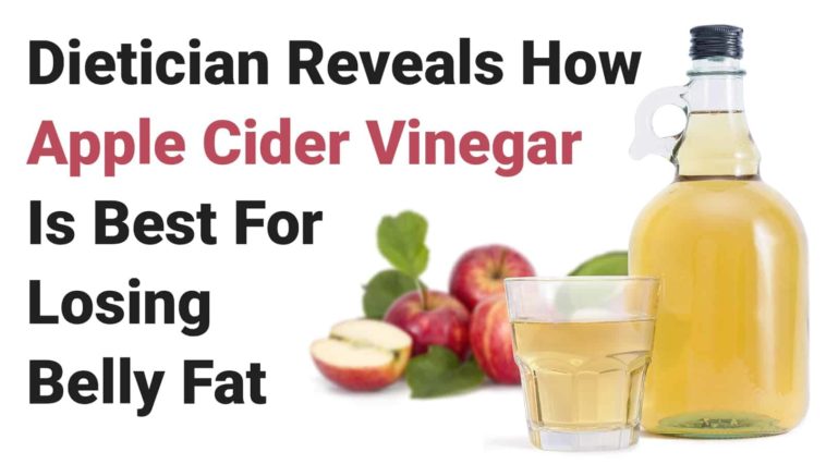 Can apple cider vinegar help me lose belly fat?