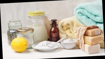 Can baking soda damage tiles?