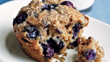 Can frozen blueberries be substituted for fresh in muffins?