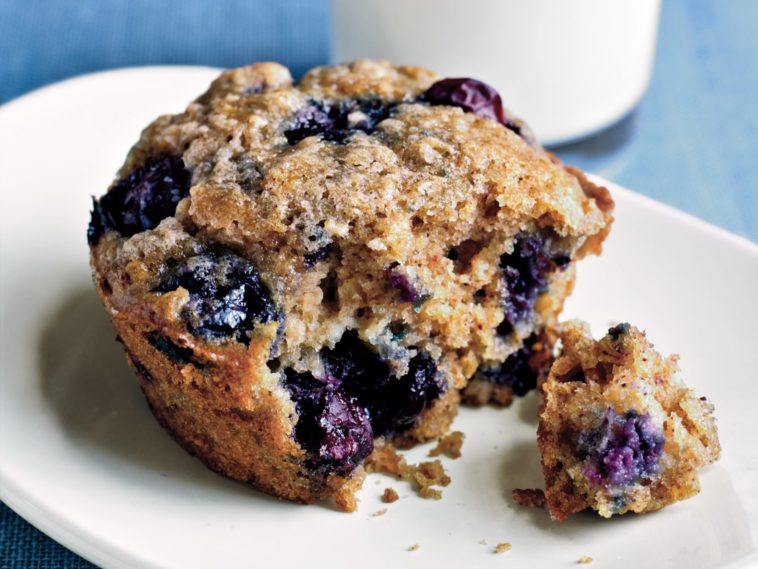 Can frozen blueberries be substituted for fresh in muffins?