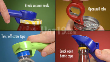 Can opener that breaks seal?