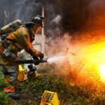 Can salt put out a fire?