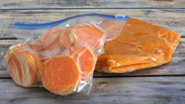 Can sweet potatoes be frozen raw?