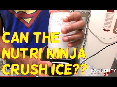 Can the Ninja bullet crush ice?