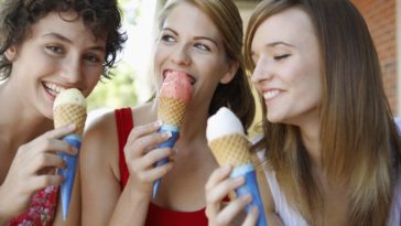 Can we eat ice cream in fast?