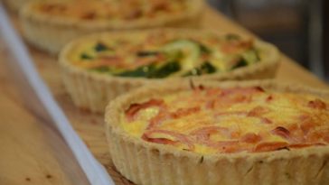 Can you bake a quiche the night before?
