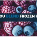 Can you blend frozen fruit in a food processor?