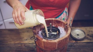 Can you churn ice cream by hand?