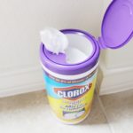 Can you clean the inside of a microwave with Clorox wipes?