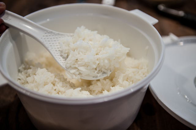 Can you cook rice in a microwave steamer?