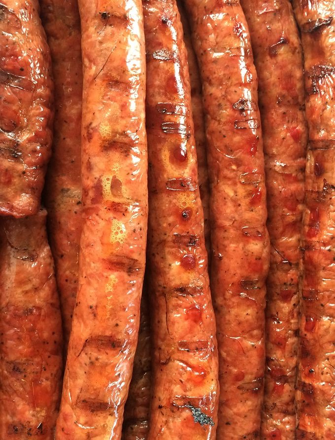 Can you cut raw sausage?