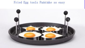 Can you describe the kitchen tools utensils and equipment used in preparing fried eggs?