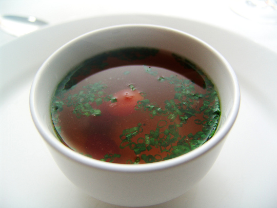 Can you eat beef consomme?