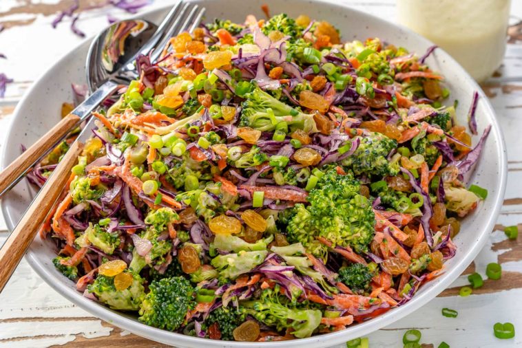 Can you eat broccoli slaw raw?