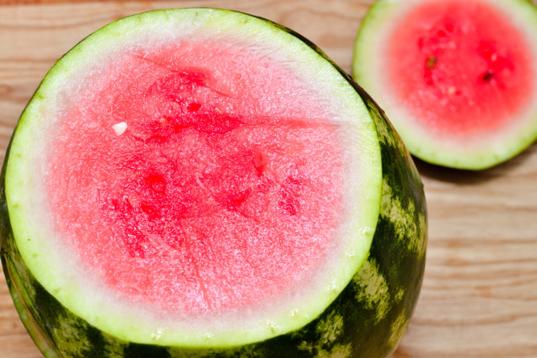 Can you eat light pink watermelon?
