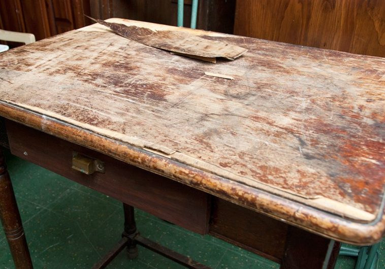 Can you fix water-damaged wood furniture?