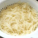 Can you leave shredded potatoes in water overnight?