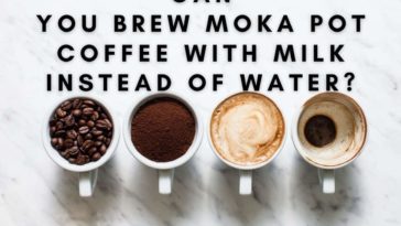 Can you make coffee with milk instead of water?