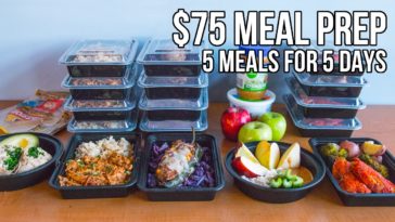 Can you meal prep for 5 days?