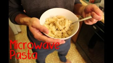 Can you microwave dry pasta?